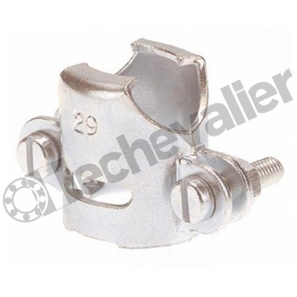CG.31-33 COLLIER A GRIFFES N°32 ACIER GALVA - PLAGE 31-33mm