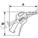 27102 PREBP3 SOUFFLETTE COMPOSITE 1/4 COUDEE 59mm - PMAX 3B - PREVOST