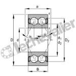 30/8-B-2RS-TVH ROULEMENT FAG