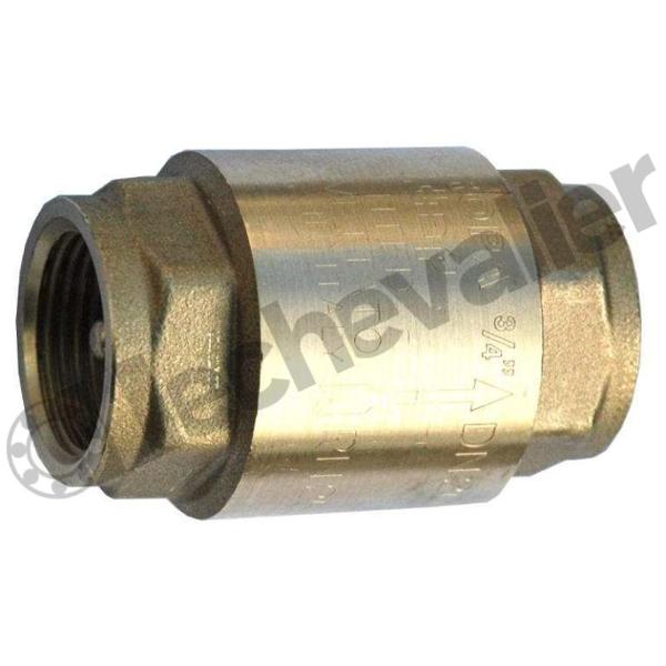 CARTPTL.1/2 CLAPET ANTI RETOUR FF EUROPA INOX/NBR - PN25 - FAF=58,5mm