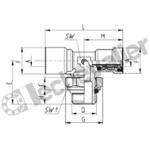 9412 10/7-M22X1,5R. CAMOZZI