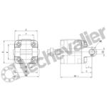 C-31-63 CHAPE AR UNITOP AVEC AXE PR VERIN SERIE 31 D63