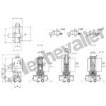 CFB-D31D-W1 EV 3/2 NF DN:2,8mm 1/8 FKM - 0 A 5B. (AC/DC)- CAMOZZI