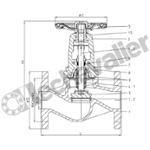 ROBINET FABA+ DN15 PN16 FONTE GS EN-JS1049 FIG:22.046 FAF=130 - ARI