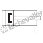 KHZ-DA-100-0050-M VERIN COMPACT D.E MAGN. D100 C50 TIGE F. M12 AVENTICS