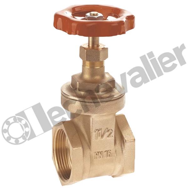 VOLT.1-1/4 VANNE OPERCULE LAITON TARAUDEE - PN16 - FAF=52mm - ADG