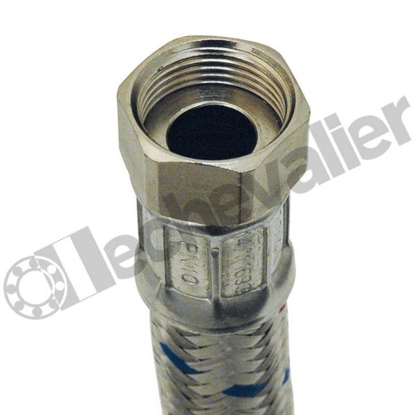FLEXIBLE CHAUF. INOX FF 1-1/4X30cm AGREE CSTB/ACS - PMS:10B TMS:110°C