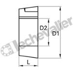 TL1008 12 MOYEU TAPER LOCK AL 12