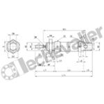 24N2A16A050 VERIN ISO6432 D.E. MAGN. D16 C50 AMORTI ELASTIQUE
