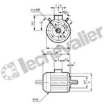 LSES112MU/4 4KW B14F130-28 MOTEUR LEROY SOMER 230/400V IE3