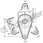 SK1SI40 Module bras de réact. 100mm NORD REDUCTEURS