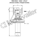 PRDX.15PN40R4 DETENDEUR VAPEUR DN15 Kv=4,9 0,8 à 6,8B FAF=130mm - SART