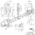 RPGB-08-D PINCE PLASTURGIE MORS PLATS + CSD-D-364 - CAMOZZI