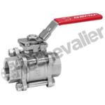 B22.10D1375L ROBINET 3P FF INOX -20 à +180°C - PN63 - CE1935 - GEMU