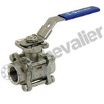 RTSIFF.1/2.3PM VANNE 1/4T FF INOX -20 à +180°C - PI - PN64 - PTFE+FV