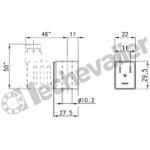 U7K1 BOBINE 115V AC / 125V AC - PET 5,8VA/8,3VA - DIN 43650B - CAMOZZI