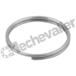 K0367.15 ANNEAU PORTE-CLES D=15 ACIER INOX.