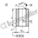 K1021.A0100X06 DOUILLE DE PERÇAGE CYLINDRIQUE, FOR