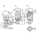 K0293.212 CIMBLOT VERSION COURTE D1=12, FORME