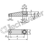 K1816.25 BRAS DE SERRAGE POUR BRIDE PIVOTANT