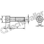 K0869.04X18 VIS CHC A SIX PANS CREUX M04X18 ACI