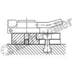 K0824.16132 CALES D'APPUI REGL.D=M16 H=32 ACIER